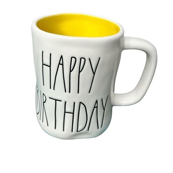 Rae Dunn Happy Birthday Mug - Picture 1 of 5